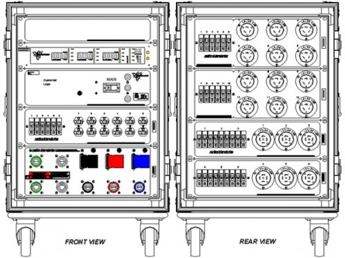 Modular Power Distribution Units | Portable Motor Control | Stage Power ...