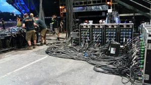 Stage lighting dimmer racks
